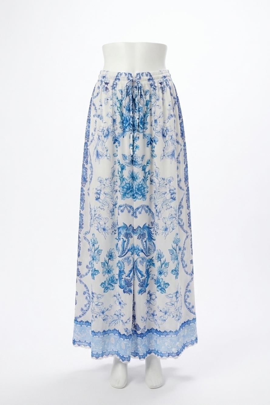 NEW JOHNNY WAS pleated wide leg pant in vallora